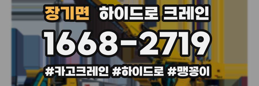 장기면 하이드로 크레인