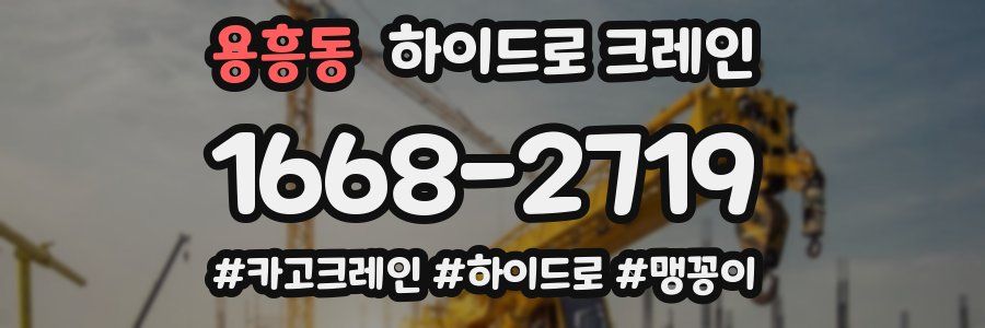 용흥동 하이드로 크레인