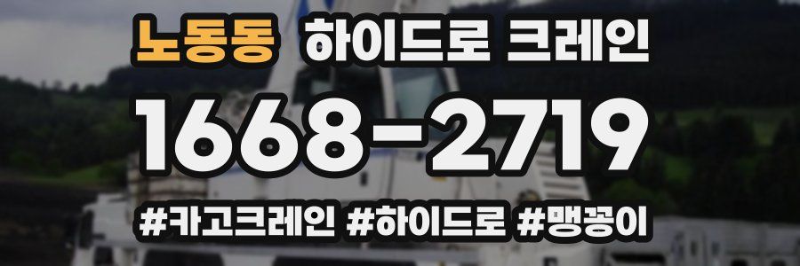 노동동 하이드로 크레인