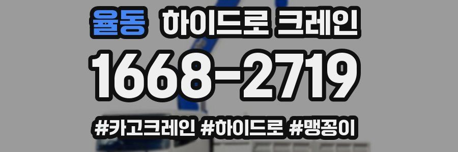 율동 하이드로 크레인