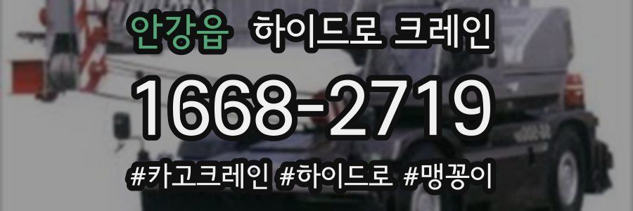 안강읍 하이드로 크레인
