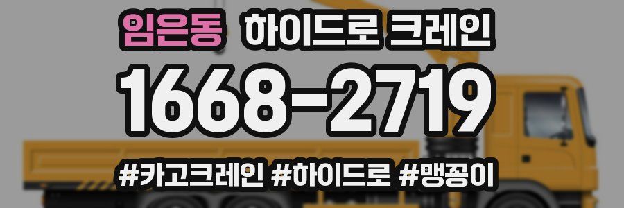 임은동 하이드로 크레인