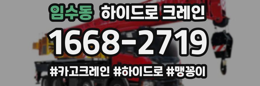 임수동 하이드로 크레인