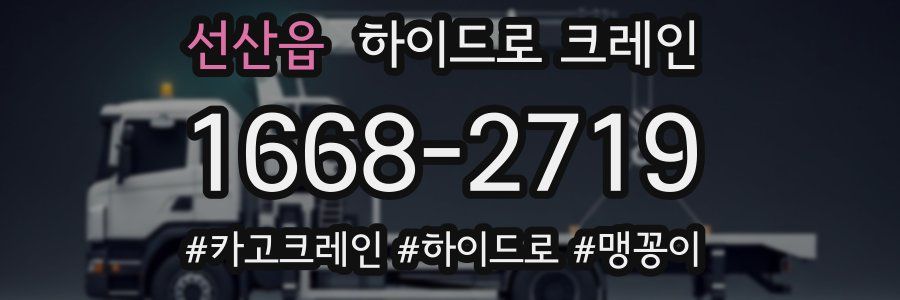 선산읍 하이드로 크레인