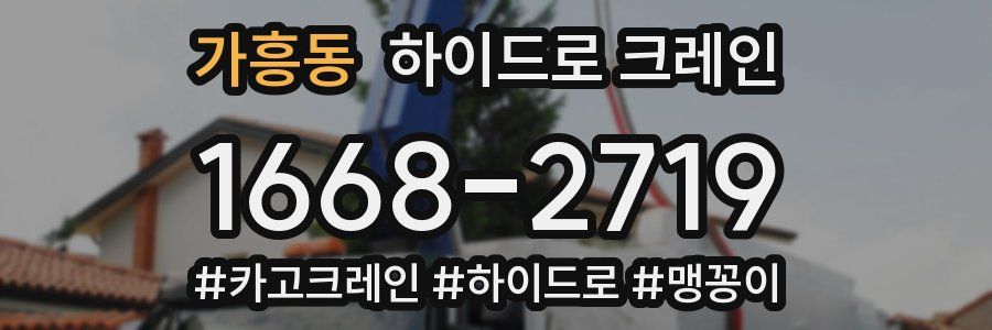 가흥동 하이드로 크레인