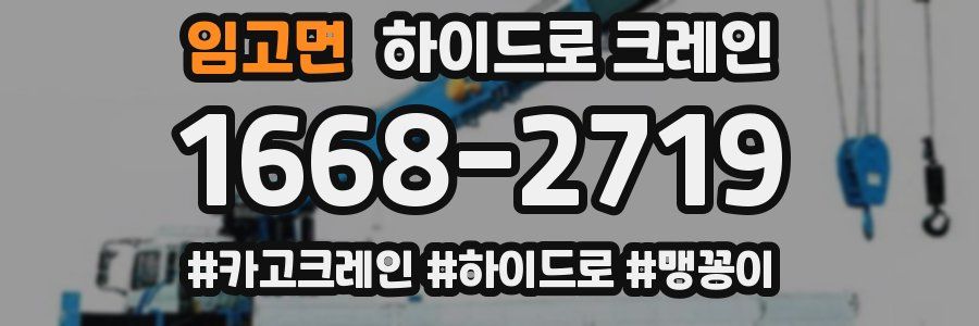 임고면 하이드로 크레인