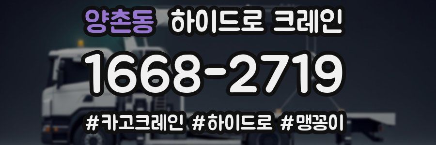 양촌동 하이드로 크레인