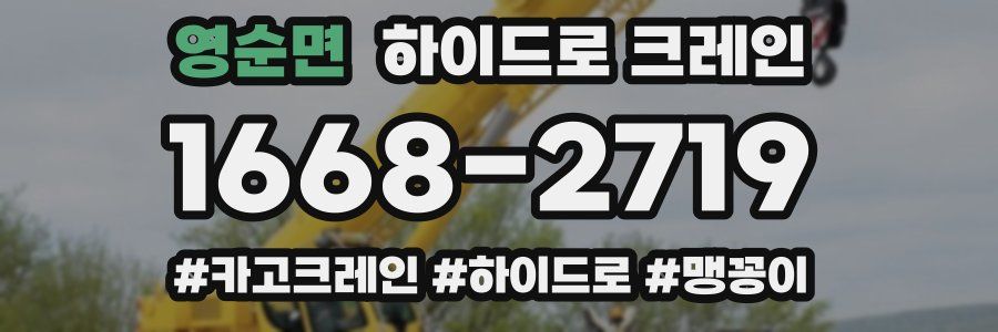 영순면 하이드로 크레인