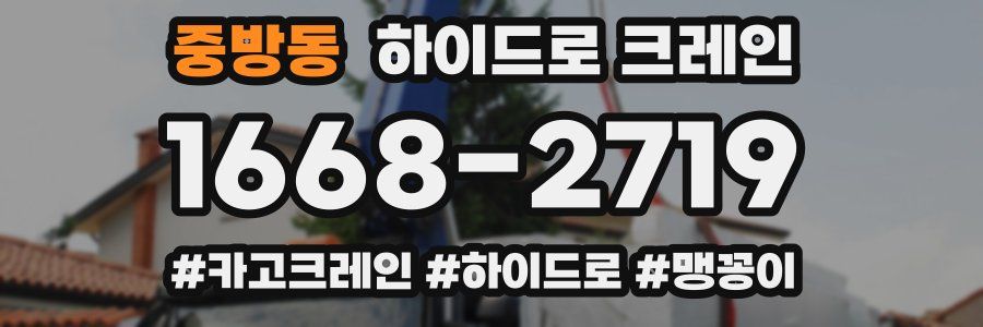중방동 하이드로 크레인