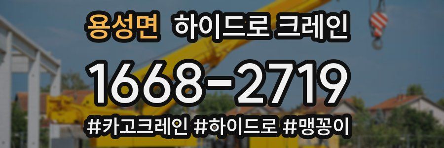 용성면 하이드로 크레인
