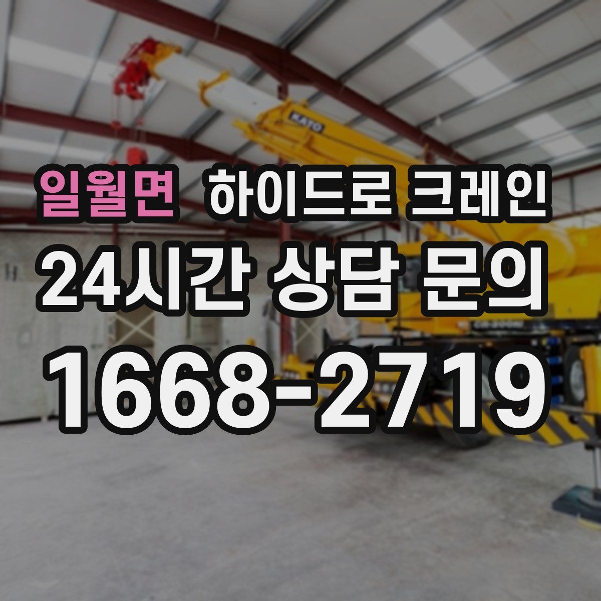 일월면 하이드로 크레인