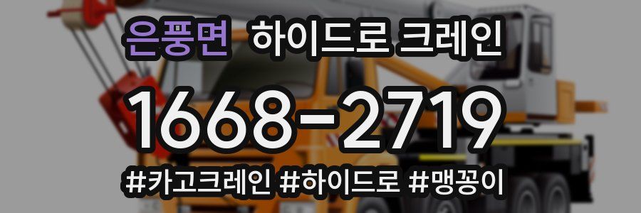 은풍면 하이드로 크레인