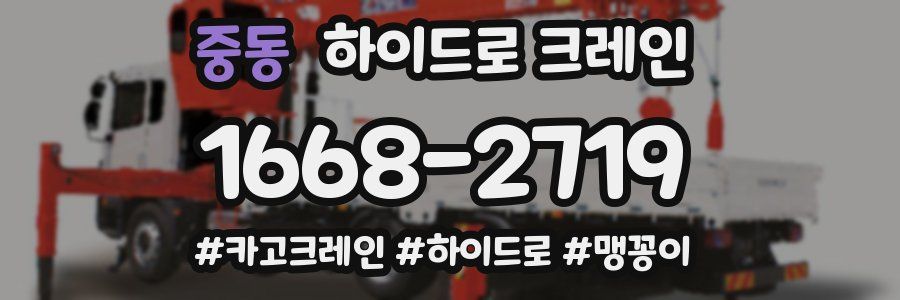 중동 하이드로 크레인