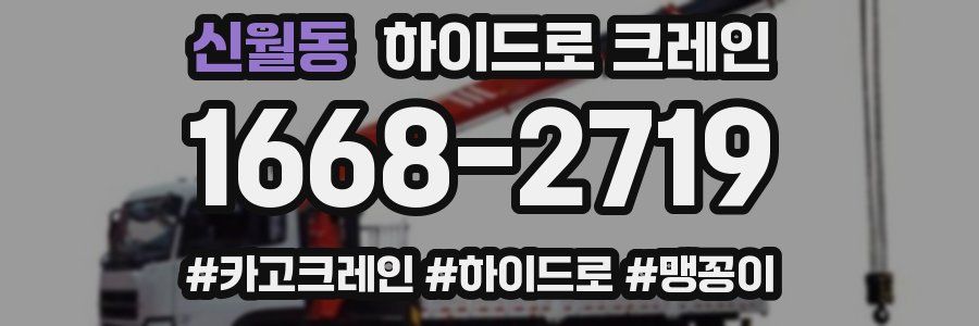 신월동 하이드로 크레인