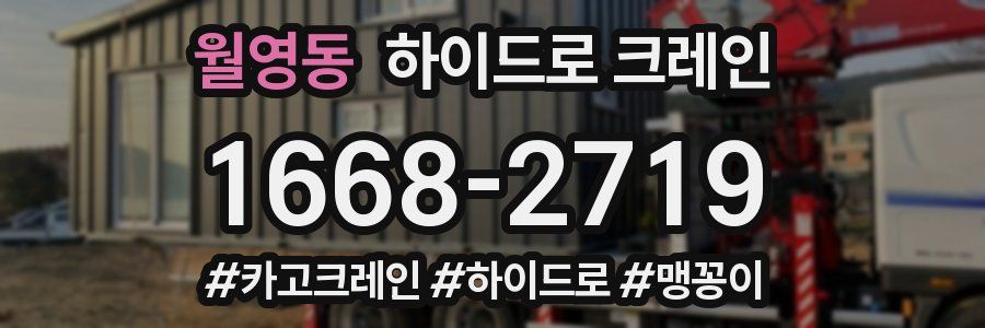 월영동 하이드로 크레인