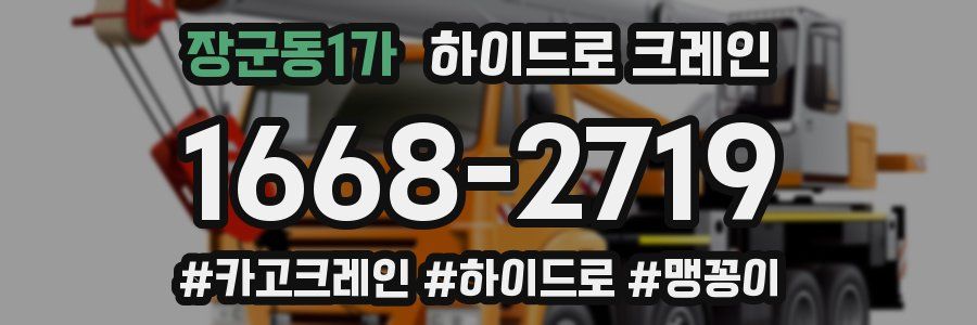 장군동1가 하이드로 크레인