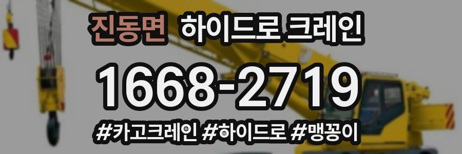 진동면 하이드로 크레인