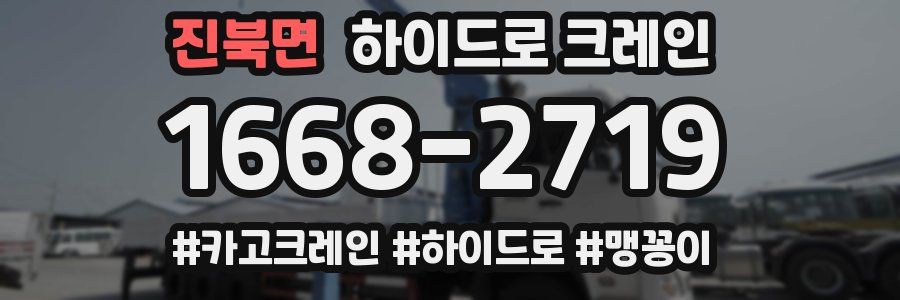 진북면 하이드로 크레인