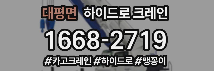 대평면 하이드로 크레인