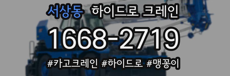 서상동 하이드로 크레인