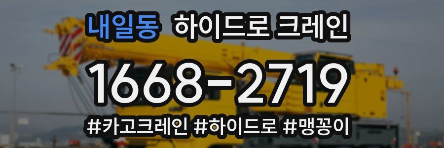 내일동 하이드로 크레인