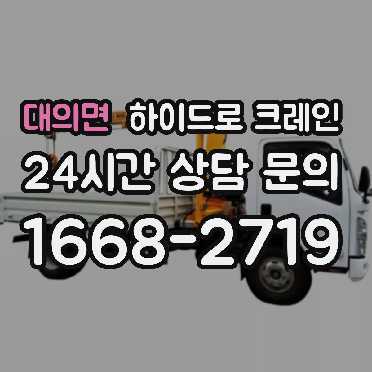 대의면 하이드로 크레인