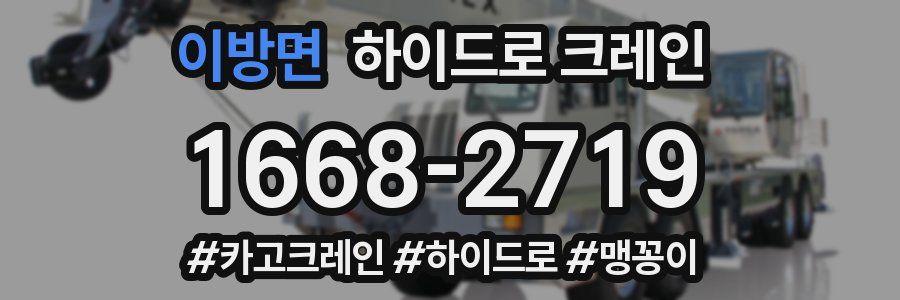 이방면 하이드로 크레인