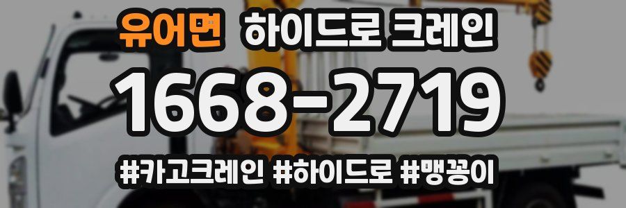 유어면 하이드로 크레인