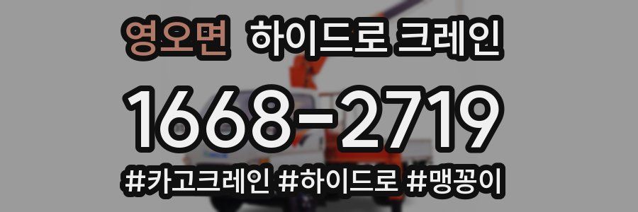 영오면 하이드로 크레인