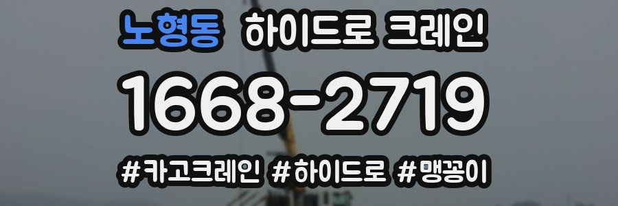 노형동 하이드로 크레인