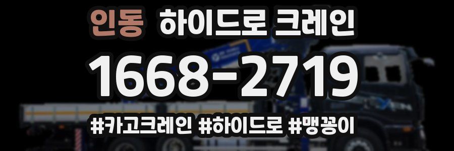 인동 하이드로 크레인