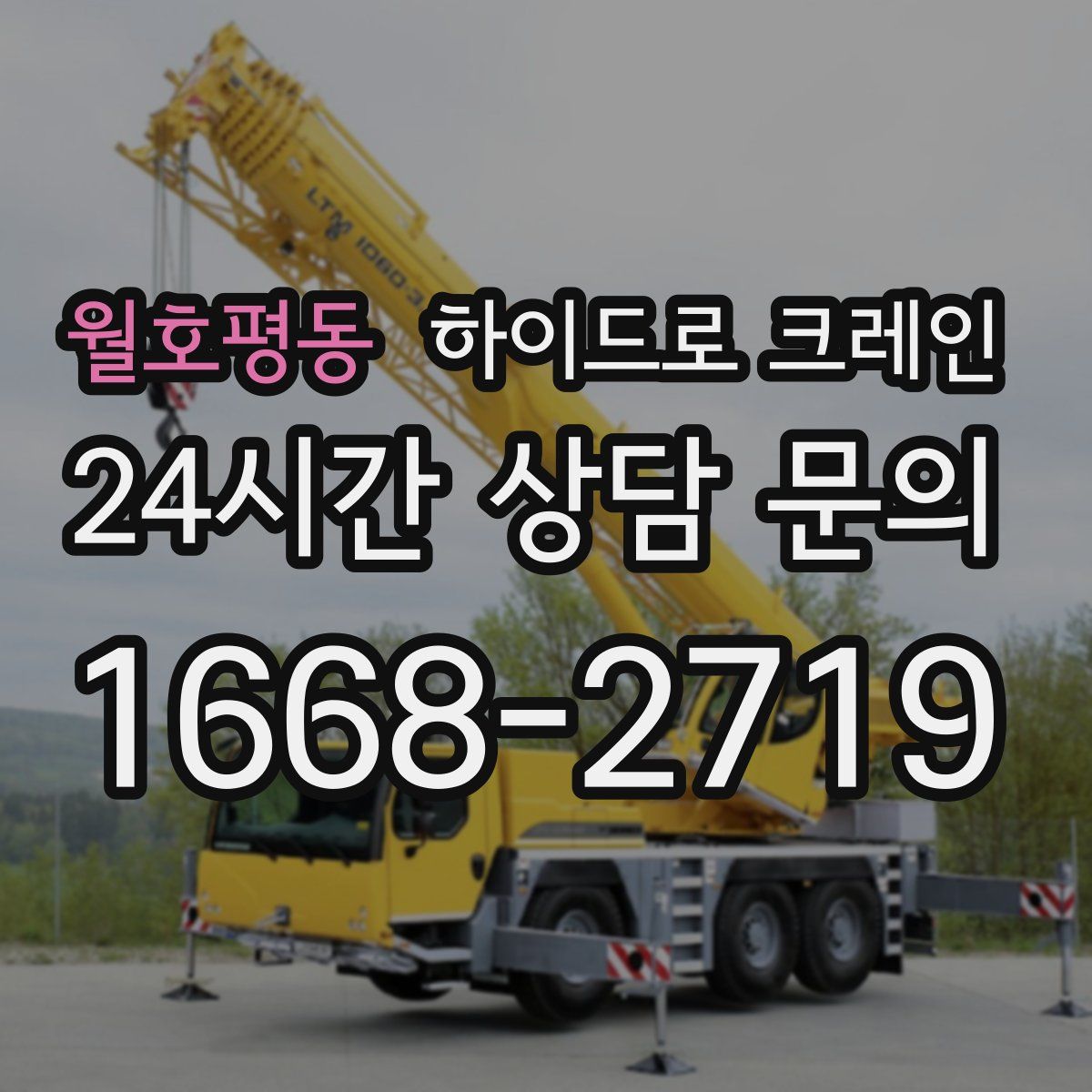 월호평동 하이드로 크레인