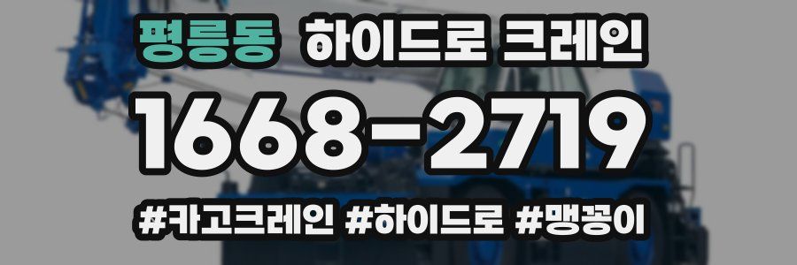 평릉동 하이드로 크레인