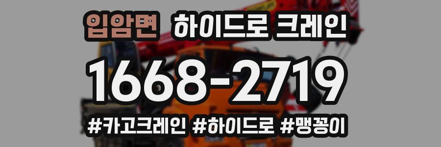 입암면 하이드로 크레인