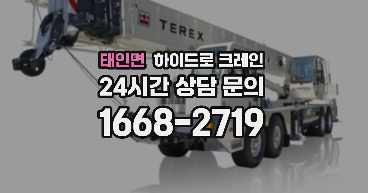 태인면 하이드로 크레인