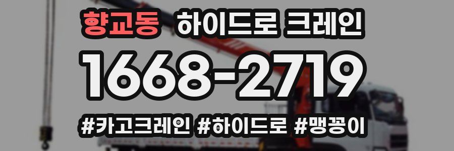 향교동 하이드로 크레인