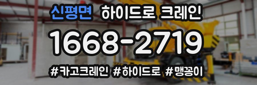 신평면 하이드로 크레인