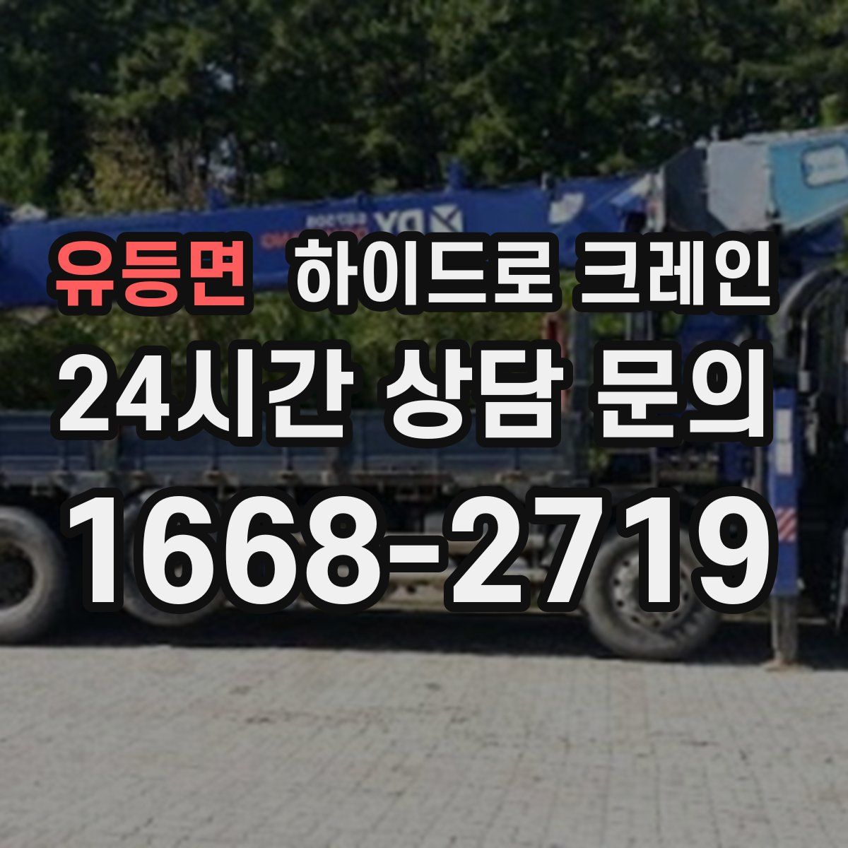 유등면 하이드로 크레인