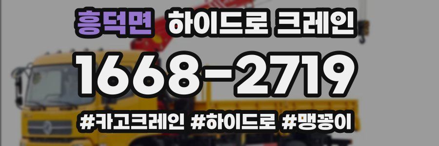 흥덕면 하이드로 크레인