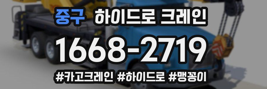 중구 하이드로 크레인