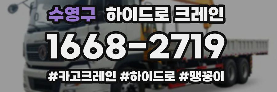 수영구 하이드로 크레인