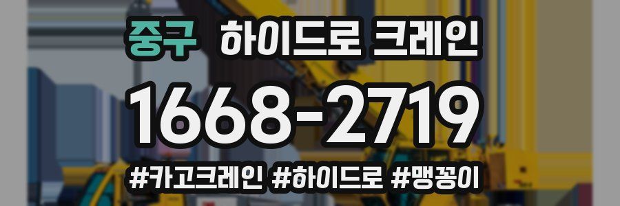 중구 하이드로 크레인