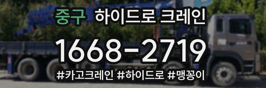 중구 하이드로 크레인