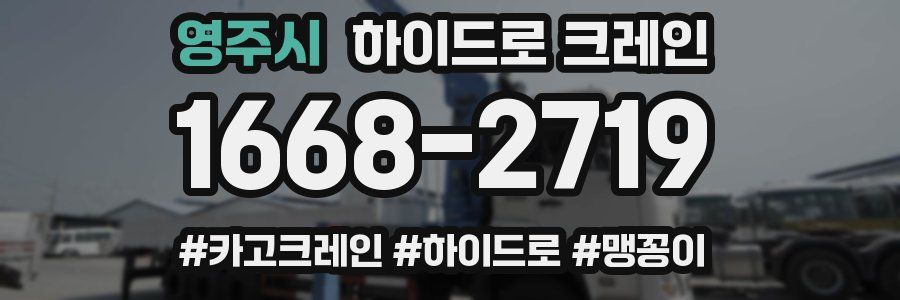 영주시 하이드로 크레인