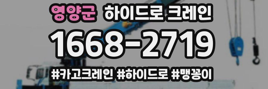 영양군 하이드로 크레인