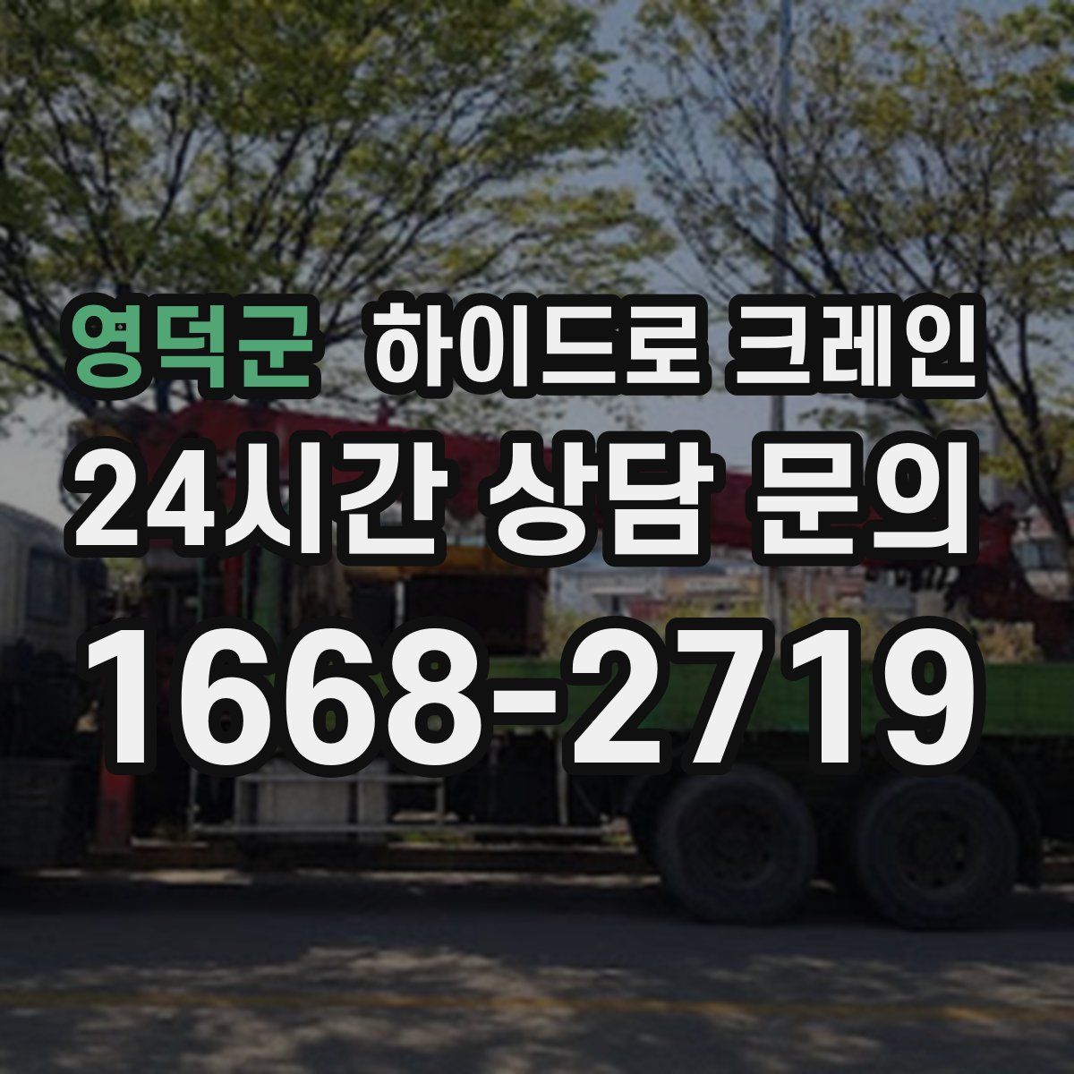 영덕군 하이드로 크레인