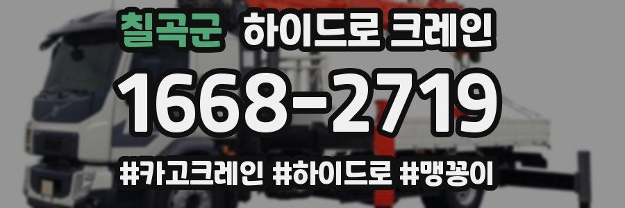 칠곡군 하이드로 크레인