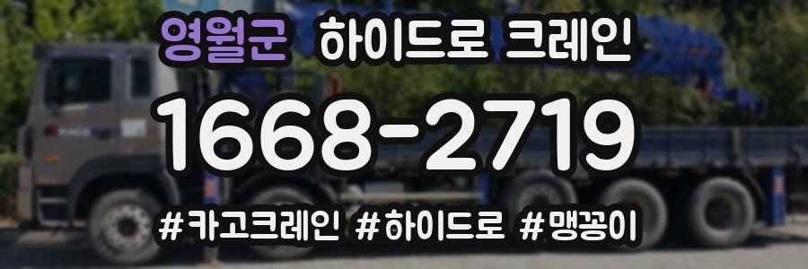 영월군 하이드로 크레인