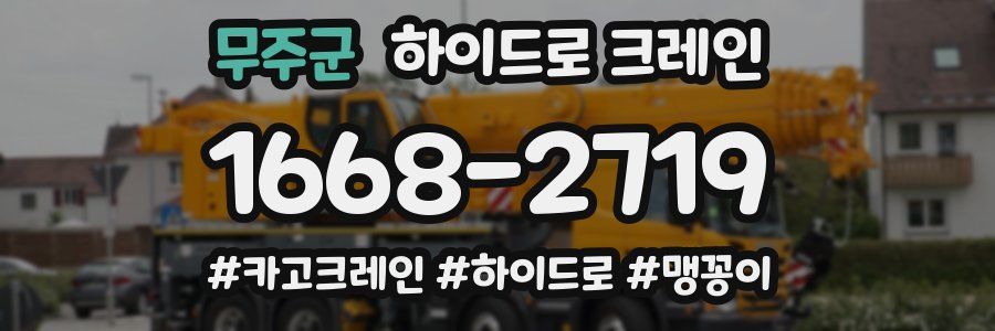 무주군 하이드로 크레인