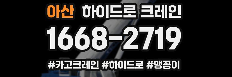 아산 하이드로 크레인